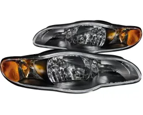 Anzo USA Crystal Headlight Set Chevrolet Monte Carlo 2000-2005