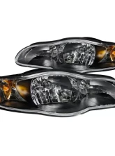 Anzo USA Crystal Headlight Set Chevrolet Monte Carlo 2000-2005                                     - 121165 - Image 2