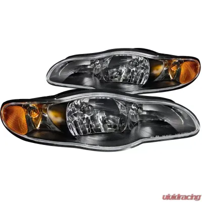 Anzo USA Crystal Headlight Set Chevrolet Monte Carlo 2000-2005 - 121165