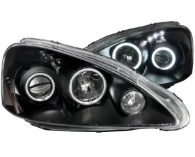Anzo USA Projector Headlight Set w/Halo Acura RSX 2005-2006