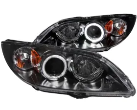 Anzo USA Projector Headlight Set w/Halo Mazda Mazda 3 2004-2008