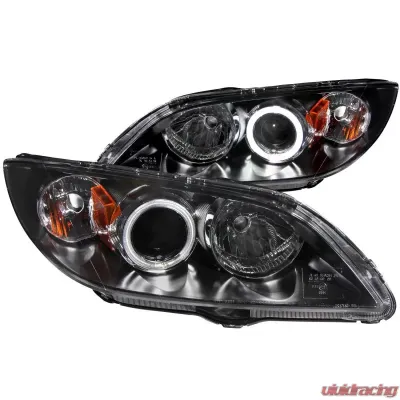 Anzo USA Projector Headlight Set w/Halo Mazda Mazda 3 2004-2008 - 121228