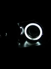 Anzo USA Projector Headlight Set w/Halo Mazda Mazda 3 2004-2008                                     - 121228 - Image 3