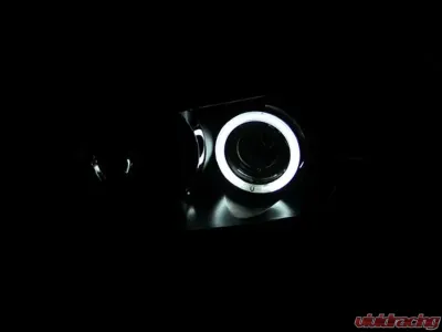 Anzo USA Projector Headlight Set w/Halo Mazda Mazda 3 2004-2008 - 121228