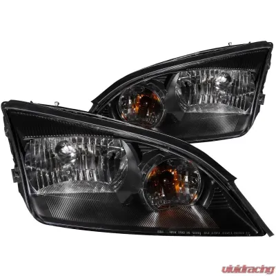 Anzo USA Crystal Headlight Set Ford Focus 2005-2006 - 121229