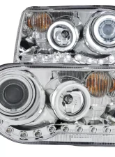 Anzo USA Projector Headlight Set w/Halo Chrysler 300C 2005-2010                                     - 121250 - Image 3