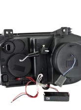 Anzo USA Projector Headlight Set w/Halo Chrysler 300C 2005-2010                                     - 121250 - Image 2