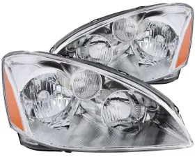 Anzo USA Crystal Headlight Set Nissan Altima 2002-2004