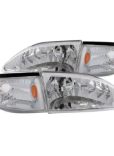Anzo USA Crystal Headlight Set Ford Mustang 1994-1998                                     - 121262 - Image 2