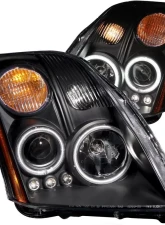 Anzo USA Projector Headlight Set w/Halo Nissan Sentra 2007-2012                                     - 121276 - Image 3