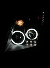 Anzo USA Projector Headlight Set w/Halo Nissan Sentra 2007-2012                                     - 121276 - Image 3
