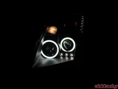 Anzo USA Projector Headlight Set w/Halo Nissan Sentra 2007-2012 - 121276