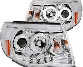 Anzo USA Projector Headlight Set w/Halo Toyota Tacoma 2005-2011