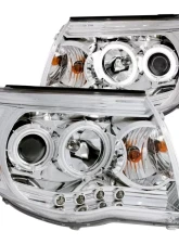 Anzo USA Projector Headlight Set w/Halo Toyota Tacoma 2005-2011                                     - 121281 - Image 3
