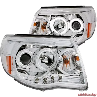 Anzo USA Projector Headlight Set w/Halo Toyota Tacoma 2005-2011 - 121281