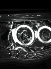 Anzo USA Projector Headlight Set w/Halo Toyota Tacoma 2005-2011                                     - 121281 - Image 3