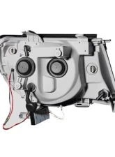 Anzo USA Projector Headlight Set w/Halo Toyota Tacoma 2005-2011                                     - 121282 - Image 2