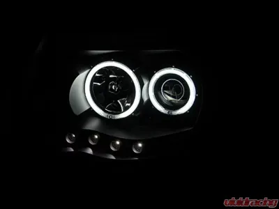 Anzo USA Projector Headlight Set w/Halo Toyota Tacoma 2005-2011 - 121282