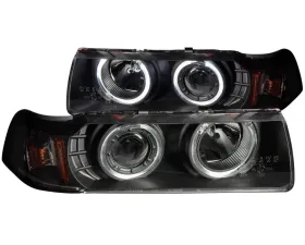 Anzo USA Projector Headlight Set w/Halo BMW
