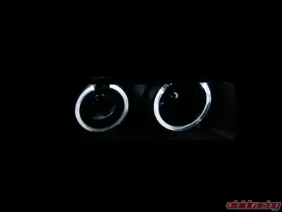 Anzo USA Projector Headlight Set w/Halo BMW - 121325