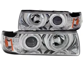 Anzo USA Projector Headlight Set w/Halo BMW