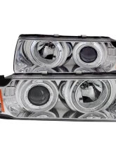 Anzo USA Projector Headlight Set w/Halo BMW                                     - 121326 - Image 3