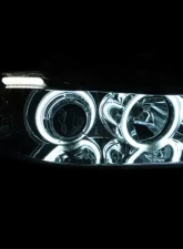 Anzo USA Projector Headlight Set w/Halo BMW                                     - 121336 - Image 3