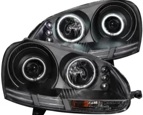 Anzo USA Projector Headlight Set w/Halo Volkswagen 2006-2009
