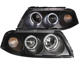 Anzo USA Projector Headlight Set w/Halo Volkswagen Passat 2001-2005