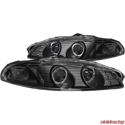 Anzo USA Projector Headlight Set w/2 Halos Mitsubishi Eclipse 1997-1999 - 121365