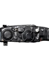 Anzo USA Projector Headlight Set w/2 Halos Mitsubishi Eclipse 1997-1999                                     - 121365 - Image 2