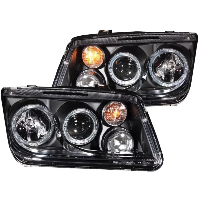 Anzo USA Projector Headlight Set w/Halo Volkswagen Jetta 1999-2005 - 121369