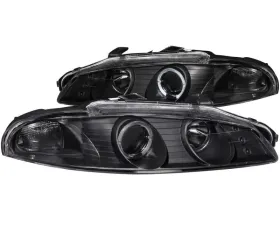 Anzo USA Projector Headlight Set w/Halo Mitsubishi Eclipse 1997-1999