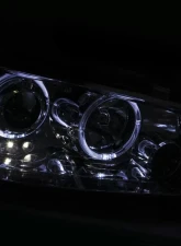 Anzo USA Projector Headlight Set w/Halo Dodge Charger 2006-2010                                     - 121382 - Image 3