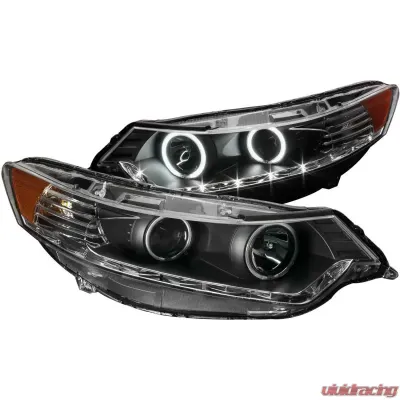 Anzo USA Projector Headlight Set w/Halo Acura TSX 2009-2012 - 121393