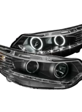 Anzo USA Projector Headlight Set w/Halo Acura TSX 2009-2012                                     - 121393 - Image 2