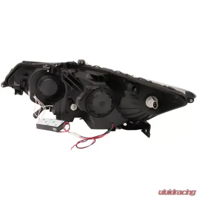 Anzo USA Projector Headlight Set w/Halo Acura TSX 2009-2012 - 121393