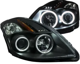 Anzo USA Projector Headlight Set w/Halo Nissan Altima 2008-2010