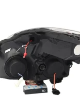 Anzo USA Projector Headlight Set w/Halo Nissan Altima 2008-2010                                     - 121395 - Image 2