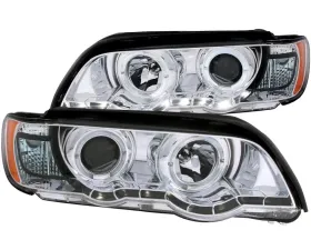 Anzo USA Projector Headlight Set w/Halo BMW X5 2000-2003
