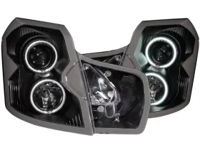Anzo USA Projector Headlight Set w/Halo Cadillac
