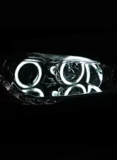 Anzo USA Projector Headlight Set w/Halo Mitsubishi Lancer 2008-2015                                     - 121427 - Image 3