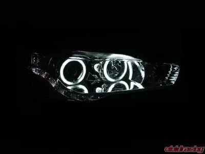 Anzo USA Projector Headlight Set w/Halo Mitsubishi Lancer 2008-2015 - 121427