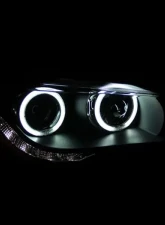 Anzo USA Projector Headlight Set w/Halo Mitsubishi Lancer 2008-2015                                     - 121428 - Image 3