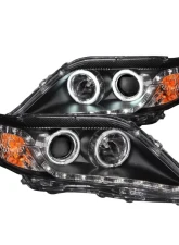 Anzo USA Crystal Headlight Set w/Halo Toyota Camry 2010-2011                                     - 121442 - Image 3