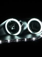 Anzo USA Crystal Headlight Set w/Halo Toyota Camry 2010-2011                                     - 121442 - Image 3