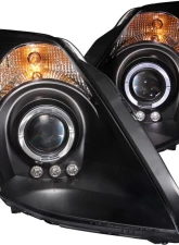 Anzo USA Projector Headlight Set w/Halo Nissan 350Z 2003-2007                                     - 121444 - Image 3