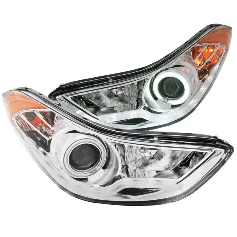 Anzo USA Projector Headlight Set w/Halo Hyundai Elantra 2011-2014 - 121455