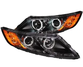 Anzo USA Projector Headlight Set w/Halo Kia Optima 2011-2013