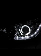 Anzo USA Projector Headlight Set w/Halo Hyundai Accent 2012-2013                                     - 121476 - Image 3